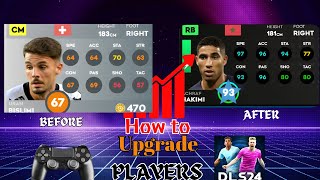 How to upgrade your players in DLS 24 dls24 dreamleguesoccer dlsgame fypviral [upl. by Ruthi987]