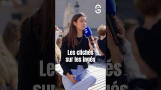 C’est quoi ton cliché sur les ingés  lycee etudiant microtrottoir orientation [upl. by Yrred]