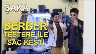 LAQONDA İLƏ ADAMIN BAŞINI QIRXDI  GİZLİ KAMERA ZARAFATI  ÇEKEN VAR  PRANK [upl. by Rance]