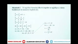 8 02 005 Java 2 Matematikë ekuacionet lineare [upl. by Eecyak548]