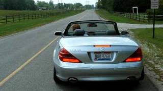 2004 mecedes benz sl 500 rear muffler delete [upl. by Montgomery]