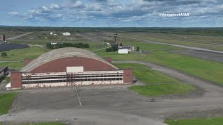 Historic hangar at former Loring Air Force Base is in disrepair [upl. by Akenom]