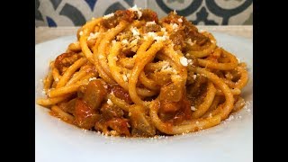 BUCATINI ALL’AMATRICIANA CUCINANDOMELAGODO [upl. by Noonberg]