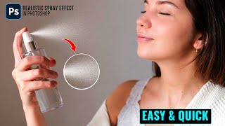 How to Create Realistic Spray Effect in Photoshop  Spray Effect Photoshop  Spray Effect [upl. by Ahsienauq]