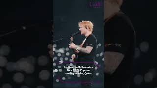 Ed Sheeran Mathematics Tour 2025 Pop star coming to Doha Qatar [upl. by Norraa]