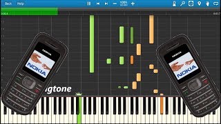 NOKIA 1208 RINGTONES IN SYNTHESIA [upl. by Gibbons605]