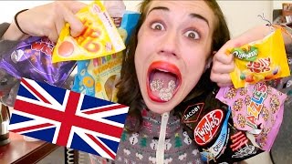 AMERICAN EATS BRITISH TREATS AND SWEETS [upl. by Lleneg12]