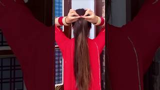 New hairstyle for girl✨👸 easyhairstyle girlhairstyle [upl. by Niarda]