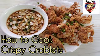 HOW TO COOK CRISPY CRABLETS  EASY WAY HOW TO BE CRISPY AND DELICIOUS YOUR CRABLETS [upl. by Eelram36]