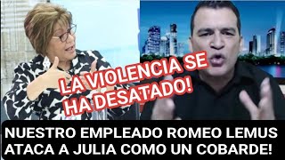 ROMEO LEMUS ATACA COBARDEMENTE A JULIA PORQUE NO COMPRO EN LOS MERCADOS DE POBRES DE NAYIB [upl. by Amla391]