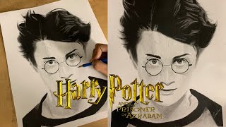 Drawing Harry Potter and the Prisoner of Azkaban  3Samhiarts [upl. by Narual]