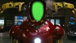 Green Screen Iron Man Mark III Suit Up with improved HUD requested by Alex AB Productions [upl. by Yt798]