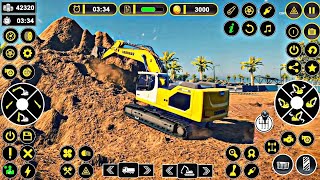 City Road Builder Construction 3D  Highway JCB Excavator Simulator  Android GamePlay [upl. by Alimat]