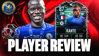 FIFA 22 AUF WISH BESTELLT KANTE FLASHBACK PLAYER REVIEW [upl. by Ahsirtak]