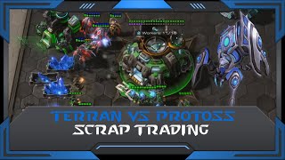 StarCraft 2 RuFF Highlight Scrap Trading [upl. by Fidelas]