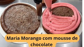 Recheio incríveis para bolos  morango com chocolate [upl. by Plusch]