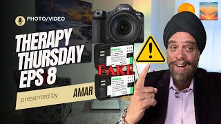 ⚠️ Canon EOS R5 Mark II Fake 3rd Party LPE6P Batteries A Dire Warning  Therapy Thur Episode 8 ⚠️ [upl. by Allegra]