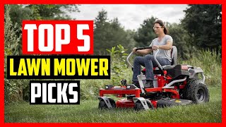 Top 5 Best Lawn Mower Picks in 2025 [upl. by Ieso677]