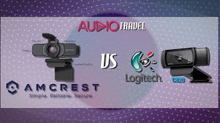 Amcrest 1080P WebCam VS Logitech C920 [upl. by Kalvn]