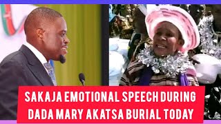 DADA MARY AKATSA BURIAL LIVE TODAY  SAKAJA EMOTIONALLY MOURNS DADA MARY AKATSA [upl. by Auj321]