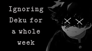 Class 1a ignores Deku for a whole week😭 PART 1  Bkdk🧡💚Angst  Mha texting story [upl. by Enneles757]