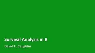 Survival Analysis in R [upl. by Ibmab]