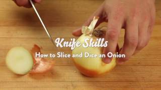 Knife Skills How to Slice and Dice an Onion [upl. by Llevram321]