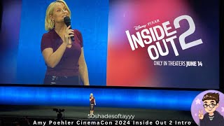 Amy Poehler CinemaCon 2024 Inside Out 2 Intro [upl. by Dhar138]