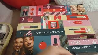 Kalendarz adwentowy od Manhattan💅💄 Unboxin [upl. by Salangi190]