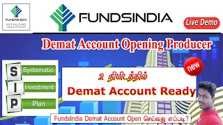 FundsIndia Demat Account Opening  FundsIndia Refer And Earn  How To Open Demat Account in Tamil [upl. by Sana531]