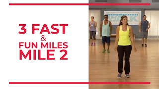 3 Fast amp Fun Miles Mile 2  Walk At Home Fitness Videos [upl. by Aney620]