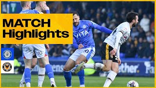 Match Highlights  Stockport County v Newport County [upl. by Pega]