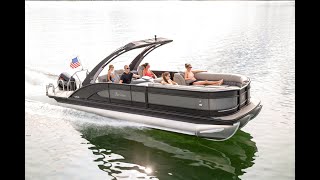 Best Pontoon Boat  PERIOD Comfortable Layout Awesome Exterior Design Tri Toon Pontoon Boat [upl. by Marley605]