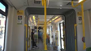 EClass Melbourne Tram Bombardier Flexity Swift  The Esplanade to Acland Street Route 96 [upl. by Breanne105]