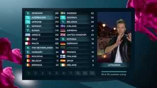 BBC  Eurovision 2013 final  full voting amp winning Denmark [upl. by Toscano41]