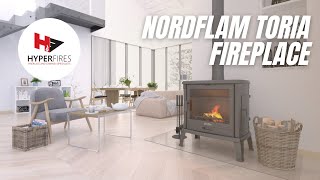 Nordflam Toria Fireplace  HYPER FIRES [upl. by Neural]