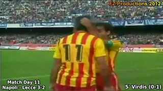 Serie A 19891990 US Lecce All Goals [upl. by Nellda]