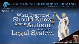 What Everyone Should Know About Autism amp the Legal System w Carol Weinman Esq  EDB 132 [upl. by Nali]