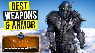 Assassins Creed Valhalla  BEST Weapons amp Armor Location amp How To Upgrade them to MYTHIC Quality [upl. by Notlad]