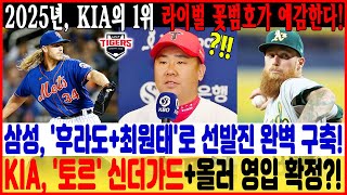 속보 삼성 후라도최원태로 선발진 완벽 구축 😱 KIA 토르 신더가드올러 영입 확정 ⚾ 2025 KBO 리그 전쟁 시작된다 KIA 타이거즈 삼성 라이온즈 [upl. by Felton]