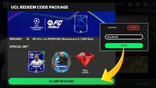 NEW UCL REDEEM CODE IS HERE 😱🤯 FREE 101 RODRYGO GURANTEED 🆓🤩 REDEEM THIS CODE BEFORE IT EXPIRES ❌🙅 [upl. by Sybley]