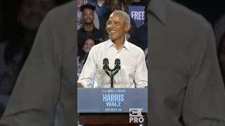 Watch Barack Obama Funny Raps Eminem’s “Lose Yourself” at Kamala Harris’ Rally in Detroit [upl. by Soloman]