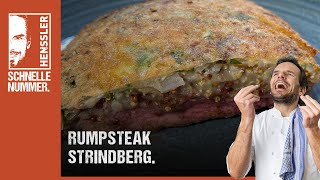 Schnelles Rumpsteak Strindberg Rezept von Steffen Henssler [upl. by Ylicis]