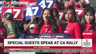 FULL SPEECH Vietnamese American Beti Lapson Luu Speaks at Trump Rally in Coachella CA  101224 [upl. by Abram]