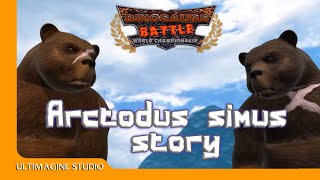 DinosaursBattle  Arctodus simus story dinosaur jurassicworld dinosaursbattle dinosaurs [upl. by Fleeman]