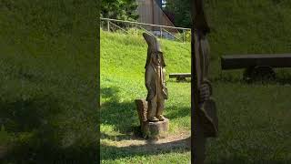 Statue in Piancavallo Italy A Unique Landmark in the Alpine Setting 🗿🏔️🇮🇹 [upl. by Ephram]