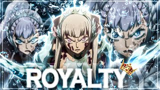 Black Clover AMV Royalty 👑 [upl. by Ahsakat]