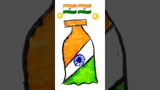 I love my India ll independence day drawing republic day llshortvideovarilvideo independencedayll [upl. by Fayola]