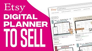 How To Create Digital Planner To Sell On Etsy [upl. by Coke]