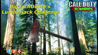 BigZachOnEms Lumberjack Challenge Black Ops III Custom Zombies [upl. by Airamak]